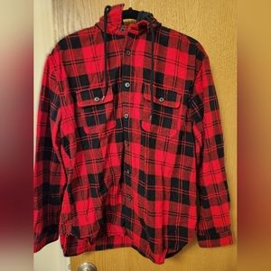 Flannel hoodie